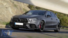 Front Bumper suitable for Mercedes A-Class W177 Hatchback / V177 Sedan (2018-2022) A45 Design-image-6079626