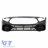 Front Bumper suitable for Mercedes-Benz A-Class W177 Hatchback / V177 Sedan 18+ A Design A45s Look-image-6309618