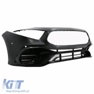 Front Bumper suitable for Mercedes-Benz A-Class W177 Hatchback / V177 Sedan 18+ A Design A45s Look-image-6309620