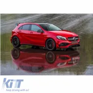 Front Bumper suitable for Mercedes-Benz A-Class W176 12-18 A Design A45 Facelift Look-image-6313790
