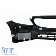 Front Bumper suitable for Mercedes-Benz C-Class W205 S205 A205 C205 Limousine T-Model Coupe Cabriolet 14-21 A Design C63s Facelift Look