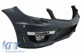 Front Bumper suitable for Mercedes-Benz C-Class W204 07-14 A Design 63 Facelift Look With DRL-image-6324519