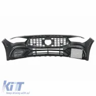 Front Bumper suitable for Mercedes-Benz CLA C118 Sedan X118 Shooting Brake (2019-up) CLA45 Look-image-6316642