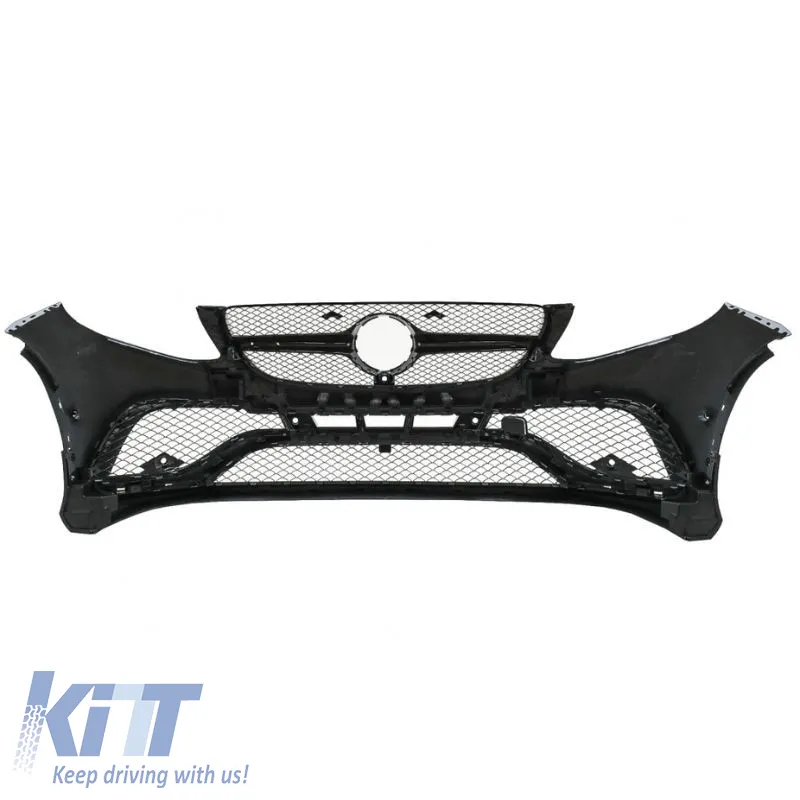 Front Bumper suitable for Mercedes-Benz GLE Coupe C292 2015-2019 GLE63 A Design Look With Grill