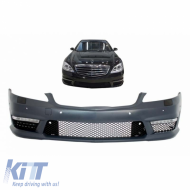 Front Bumper suitable for Mercedes-Benz S-Class W221 06-13 A Design S65 Look