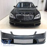 Front Bumper suitable for Mercedes-Benz S-Class W221 06-13 A Design S65 Look-image-6294525