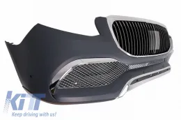 Front Bumper suitable for Mercedes-Benz Sprinter W907 2017-2023 Maybach Look With Grill-image-6324888
