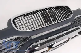 Front Bumper suitable for Mercedes-Benz Sprinter W907 2017-2023 Maybach Look With Grill-image-6324889