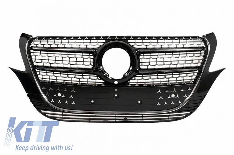 Front Bumper suitable for Mercedes-Benz Vito & V-Class W447 2014 Facelift W448 2025+ A Design Line Look