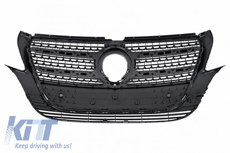 Front Bumper suitable for Mercedes-Benz Vito & V-Class W447 2014 Facelift W448 2025+ A Design Line Look