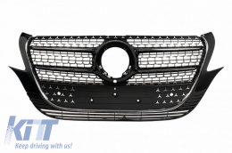 Front Bumper suitable for Mercedes-Benz Vito & V-Class W447 2014 Facelift W448 2025+ A Design Line Look