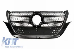 Front Bumper suitable for Mercedes-Benz Vito & V-Class W447 2014 Facelift W448 2025+ A Design Line Look-image-6322300