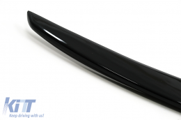 Front Bumper suitable for Mercedes C-Class C205 A205 Coupe Cabriolet (2014-2019) Front Grille GT-R Panamericana with Trunk Boot Spoiler and Rear Bumper Valance Diffuser C63S Design Silver Tips-image-6090659