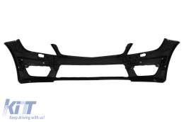 Front Bumper suitable for Mercedes C-Class W204 S204 C204 (2007-2015) Facelift C63 Design-image-6093585
