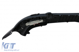 Front Bumper suitable for Mercedes C-Class W204 S204 C204 (2007-2015) Facelift C63 Design-image-6093588