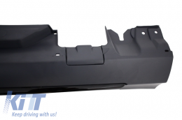 Front Bumper suitable for Mercedes C-Class W205 S205 (2014-2018) C63 Design with Side Skirts Sport-image-6020321
