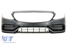 Front Bumper suitable for Mercedes C-Class W205 S205 A205 C205 Limousine T-Model Coupe Cabriolet (2014-2020) Facelift C63 Design