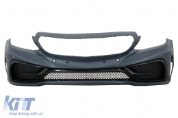 Front Bumper suitable for Mercedes C-Class W205 S205 A205 C205 (2014-2019) Limousine T-Model Coupe Cabriolet - FBMBW205CRL