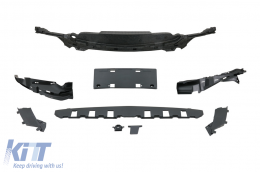 Front Bumper suitable for Mercedes C-Class W205 S205 A205 C205 (2014-2020) GT R Design-image-6079186