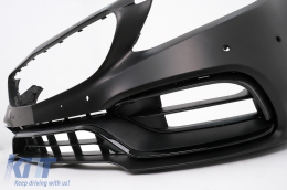 Front Bumper suitable for Mercedes C-Class W205 S205 A205 C205 Limousine T-Model Coupe Cabriolet (2014-2020)-image-6111477