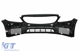Front Bumper suitable for Mercedes C-Class W205 S205 A205 C205 Limousine T-Model Coupe Cabriolet (2014-2020) Facelift C63 Design-image-6111113