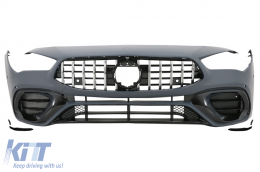 Front Bumper suitable for Mercedes CLA C118 Sedan X118 Shooting Brake (2019-up) CLA45 Design - FBMBW118AMG