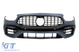 Front Bumper suitable for Mercedes E-Class W213 S213 C238 A238 Facelift (2020-Up) E63 Design - FBMBW213FAMG