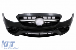Front Bumper suitable for Mercedes E-Class W213 S213 C238 A238 (2016-2019) E63 Design-image-6092448