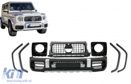 image-24-Front Bumper suitable for Mercedes G-Class W463 / W464 (2018-Up) G63 Design