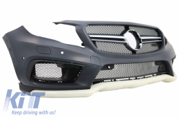 Front Bumper suitable for Mercedes GLA Class X156 (2014-2016) GLA 45 Design-image-6032757