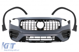 Front Bumper suitable for Mercedes GLB X247 (2019-up) GLB 35 Design - FBMBX247GLB