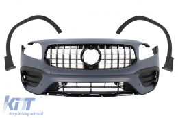 Front Bumper suitable for Mercedes GLB X247 (2019-2023) GLB 35 Design - FBMBX247GLB