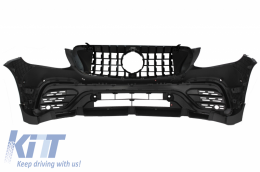 Front Bumper suitable for Mercedes GLC X253 SUV GLC Coupe C253 (2015-2019) GLC63 Design-image-6052233