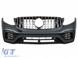 Front Bumper suitable for Mercedes GLC X253 SUV GLC Coupe C253 (2015-2019) GLC63 Design-image-6211344