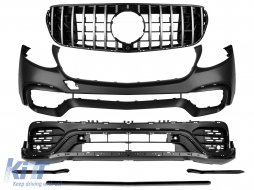 Front Bumper suitable for Mercedes GLC X253 SUV GLC Coupe C253 (2015-2019) GLC63 Design-image-6211346