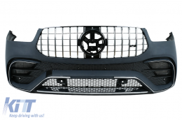 Front Bumper suitable for Mercedes GLE W167 SUV C167 Coupe (2019-Up) GLE63 Design - FBMBGLEW167A