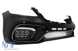 Front Bumper suitable for Mercedes S-Class W222 Facelift (2017-2020) S65 Design-image-6099813