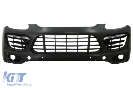 Front Bumper suitable for Porsche Cayenne 958 92A Pre-Facelift (06.2010-08.2014) with DRL and Dynamic Signals - COFBPOCY2DRL