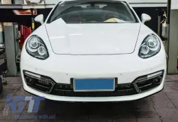 Front Bumper suitable for Porsche Panamera 970.2 2011-2018 Look 971 GTS With DRL-image-6320401