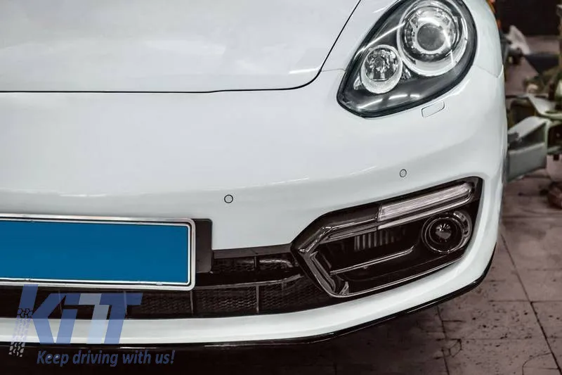 Front Bumper suitable for Porsche Panamera 970.2 2011-2018 Look 971 GTS With DRL
