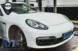 Front Bumper suitable for Porsche Panamera 970.2 2011-2018 Look 971 GTS With DRL-image-6320403