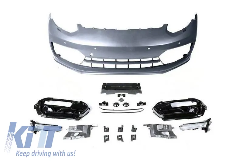 Front Bumper suitable for Porsche Panamera 970.2 2011-2018 Look 971 GTS With DRL