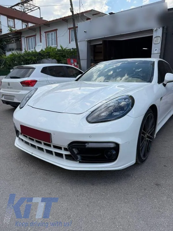 Front Bumper suitable for Porsche Panamera 970.2 2011-2018 Look 971 GTS With DRL