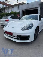 Front Bumper suitable for Porsche Panamera 970.2 2011-2018 Look 971 GTS With DRL-image-6320408