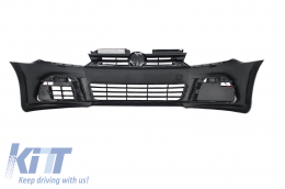 Front Bumper suitable for VW Golf 6 VI (2008-2013) R20 Look-image-6020880