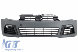 Front Bumper suitable for VW Golf 6 VI (2008-2013) R20 Look - FBVWG6R20