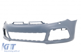 Front Bumper suitable for VW Golf 6 VI (2008-2013) R20 Look-image-6127959