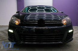 Front Bumper suitable for VW Golf 6 VI (2008-2013) R20 Look-image-6127968