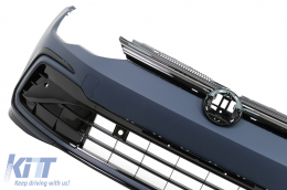 Front Bumper suitable for VW Golf 8 VIII Mk8 MQB (2020-2023) R-Line Design-image-6112725