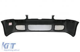 Front Bumper suitable for VW Golf IV 4 MK4 (1997-2004) R32 Look Chrome Lower Grilles-image-6086156
